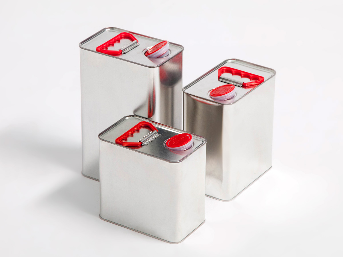 Square packaging for food products